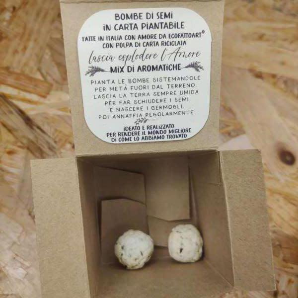 bomboniere bombe di semi ECOFATTOART